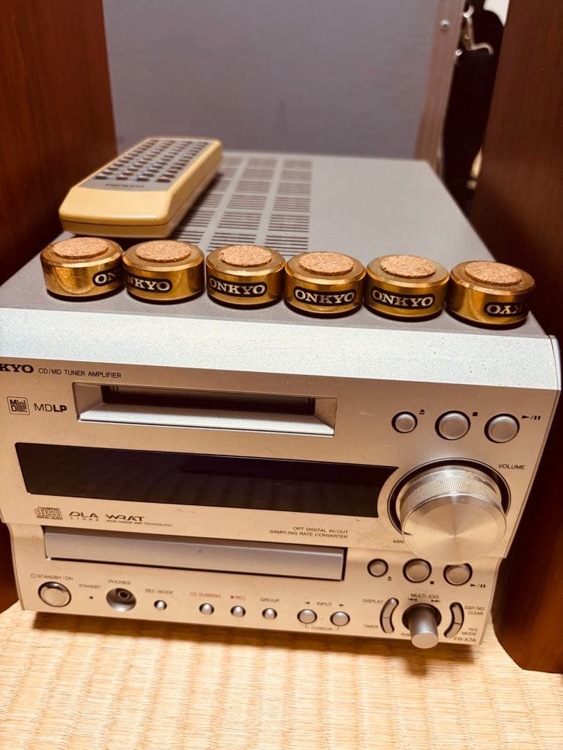 ONKYO FR-SX7 ミニコンポ インシュレーター6個付き