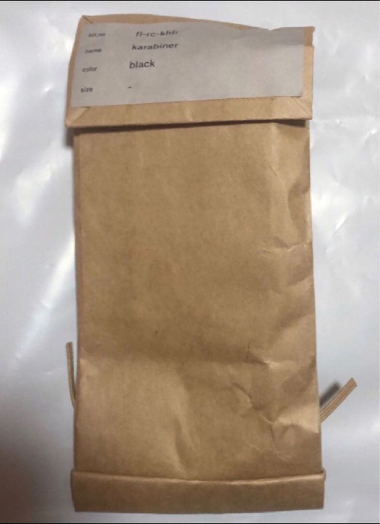 【新品未開封】エンダースキーマ Hender Scheme カラビナ　黒