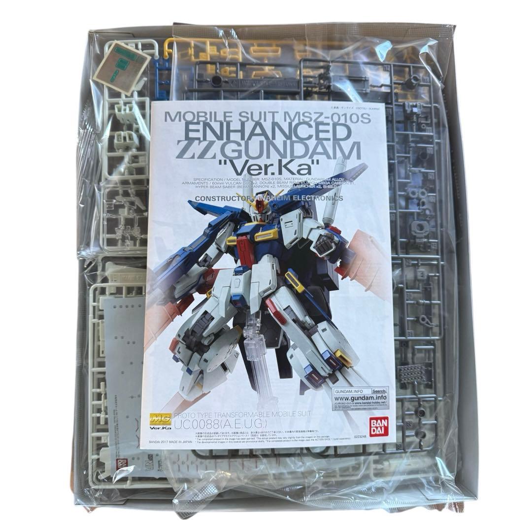 美品 MG 1/100 ダブルゼータガンダム Ver.Ka 機動戦士ZZガンダム