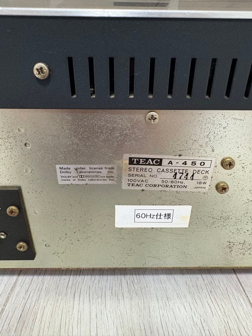 本日限定お値引き‼️TEAC A-450 カセットデッキ