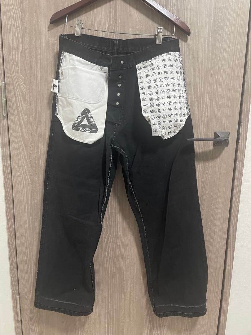 ★ぬりかべ★PALACE ブラックデニム 30