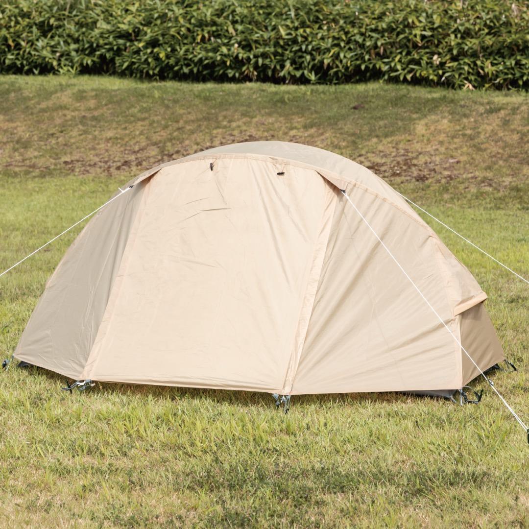 BUNDOK ベージュ ドーム型テント
