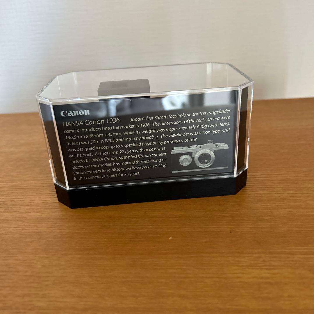 Canon キャノン　ハンザ　75周年記念　ミニチュアレプリカ　非売品