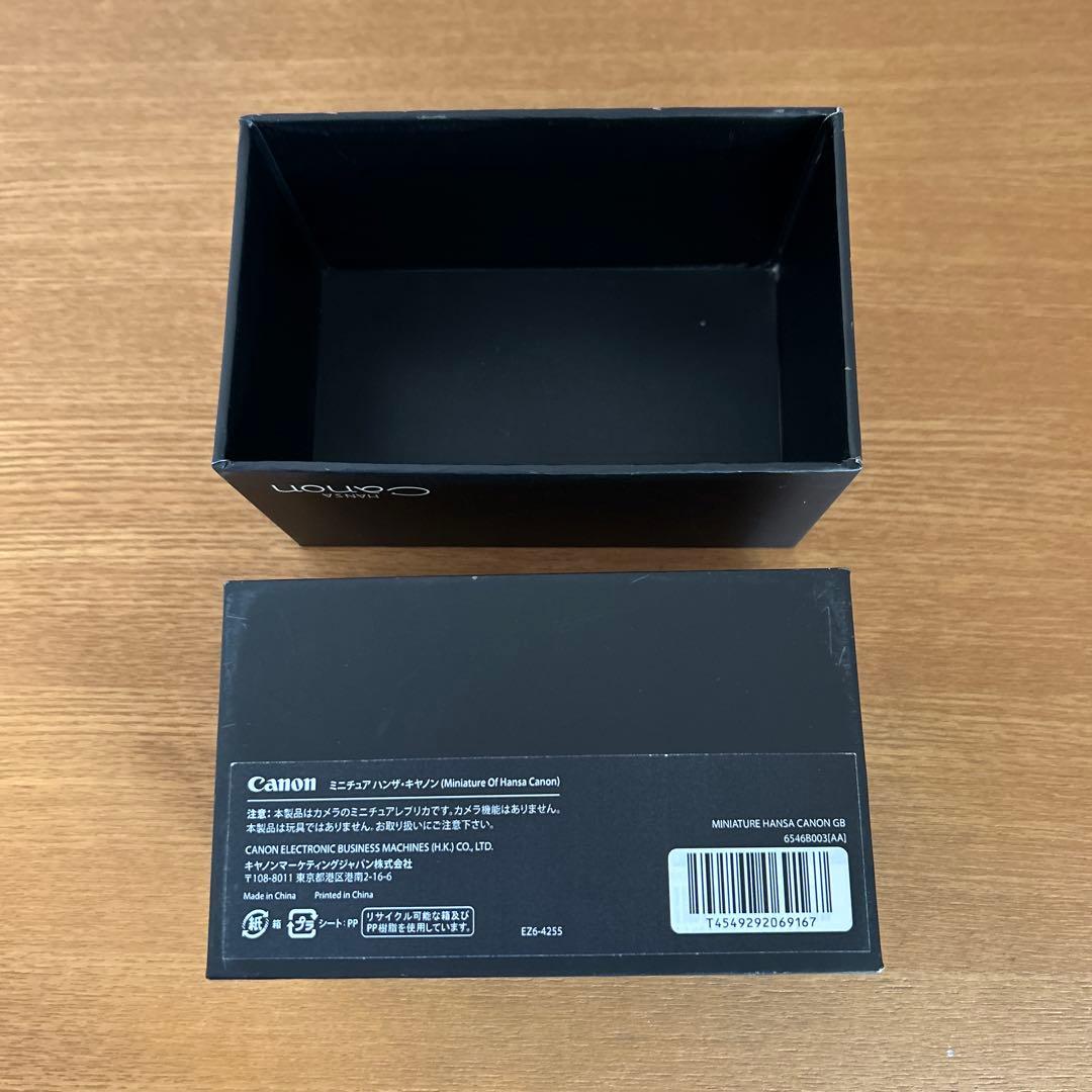 Canon キャノン　ハンザ　75周年記念　ミニチュアレプリカ　非売品