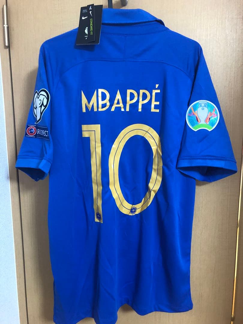 フランス代表 100周年記念 エムバペ W杯チャンピオンパッチ Lサイズ