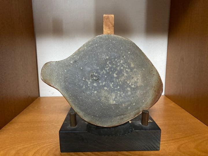 陶芸家　備前焼の皿　2点