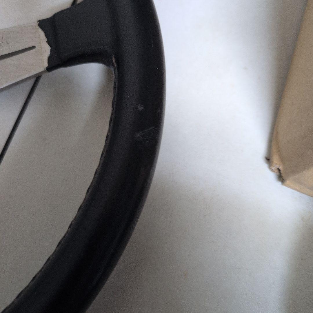 NARDI ステアリングホイール 黒　約35.5