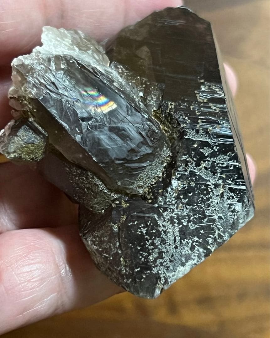 ヒマラヤ ネパール ガウリシャンカール産 スモーキークォーツ 原石　100g