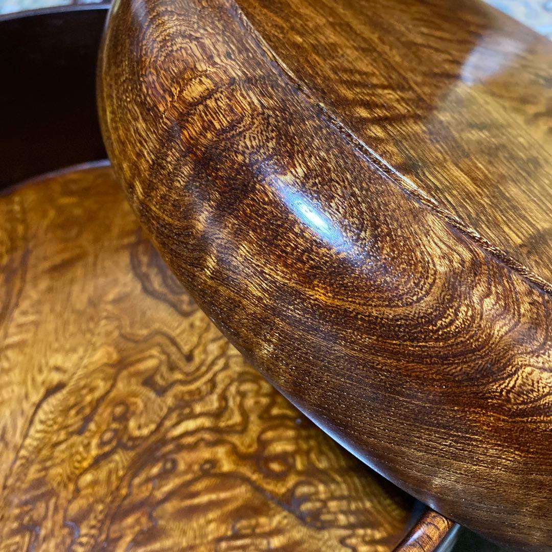 お値下げしました★骨董品★木目最高級品　ケヤキ　茶櫃　ちゃひつ　新品未使用