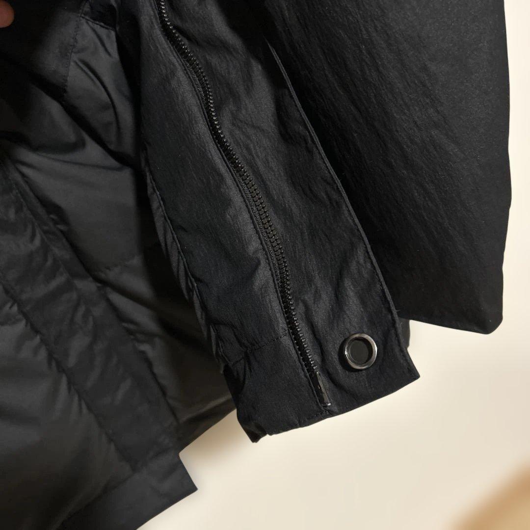 【ナイキエアマックス×鹿島アントラーズ】中綿ベンチコート　ブラック　ナイロン　Ｌ