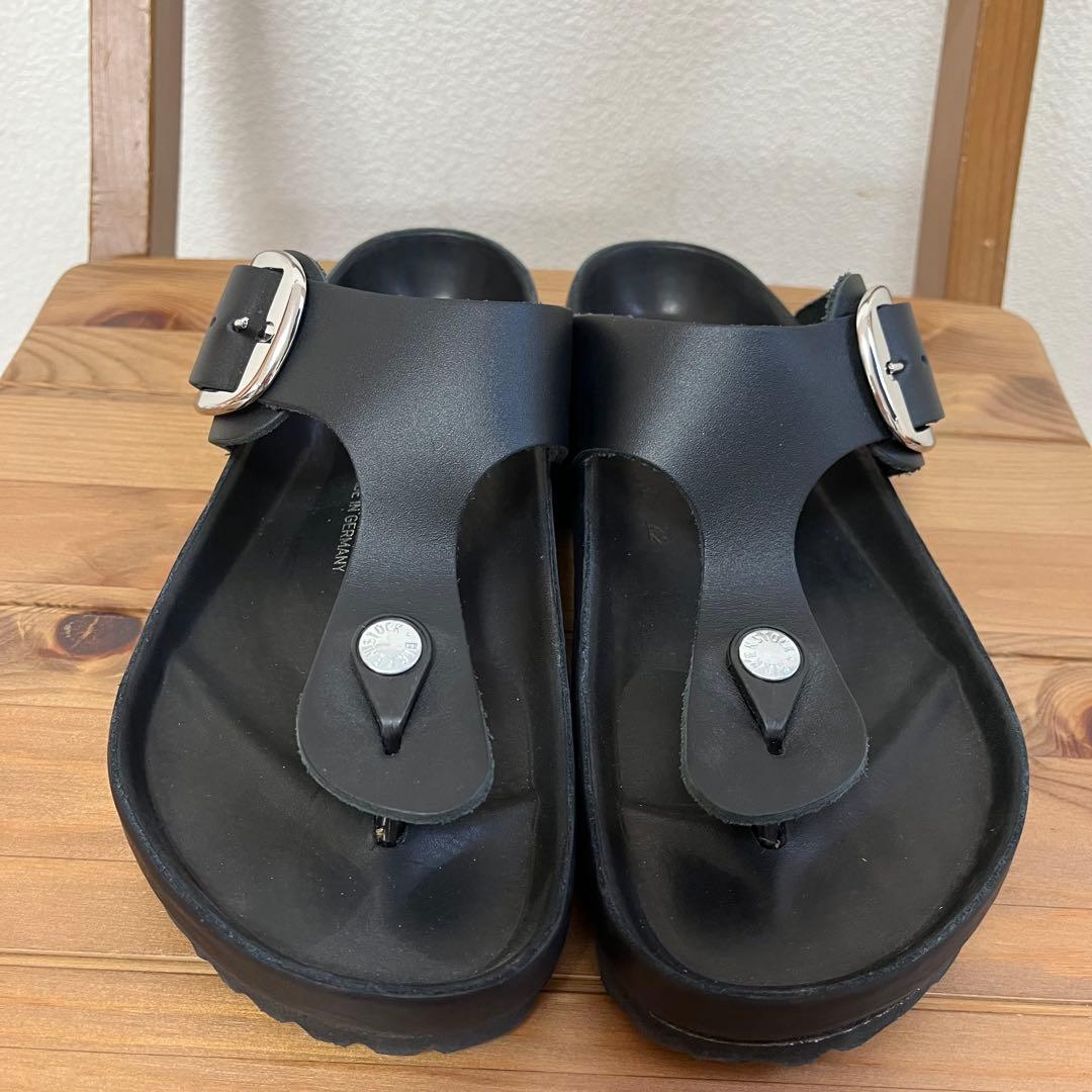 ビルケンシュトック 36 ギゼ エクスクイジット ビッグバックル 黒