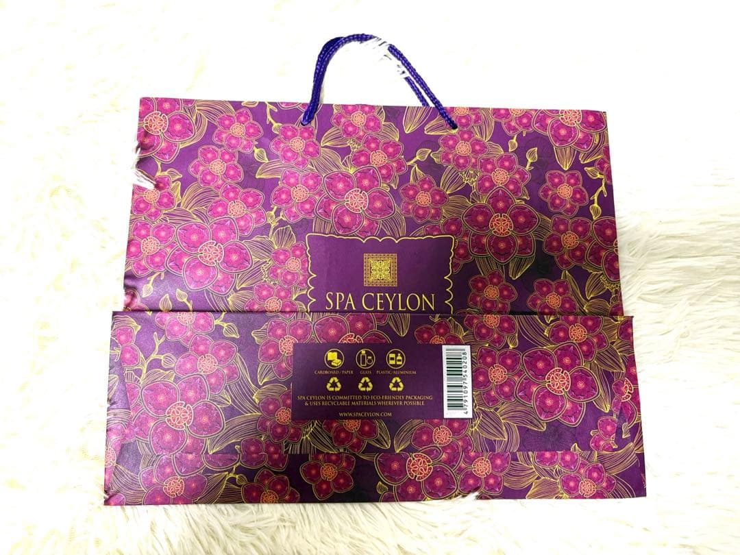 スパセイロン お香3種＋お香立て＋ギフトバッグ　アーユルヴェーダの香りで癒し時間