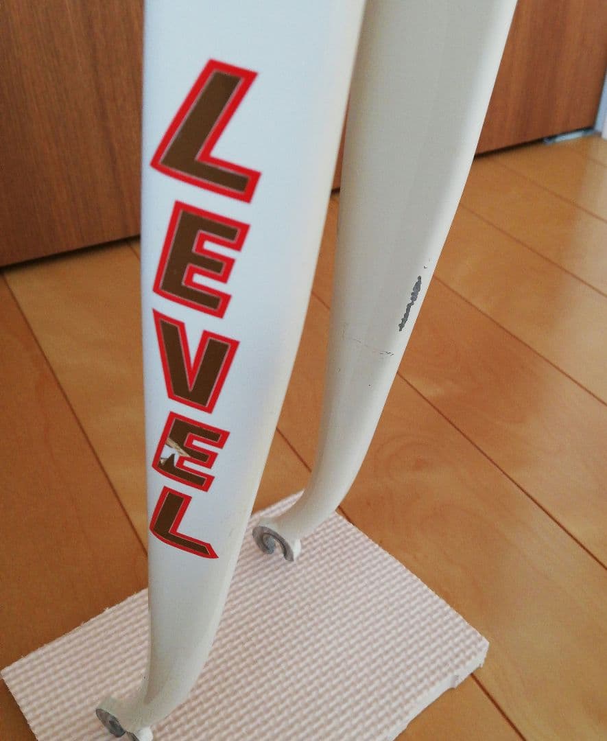 美品　NJS LEVEL ピストフレーム 競輪　レベル　クロモリ　MAXフォーク