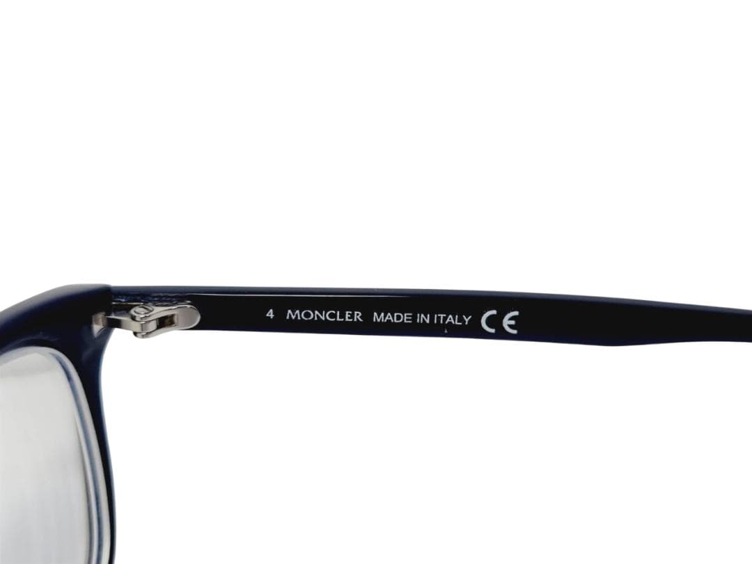 MONCLER モンクレール ML5139-D ブルーフレーム 度入り 眼鏡