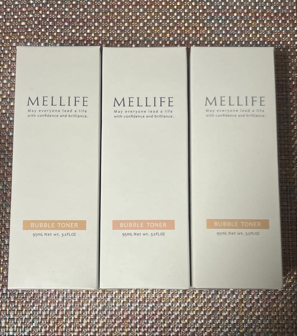 【新品】 MELLIFE メリフ バブルトナー 化粧水 95ml×3本セット