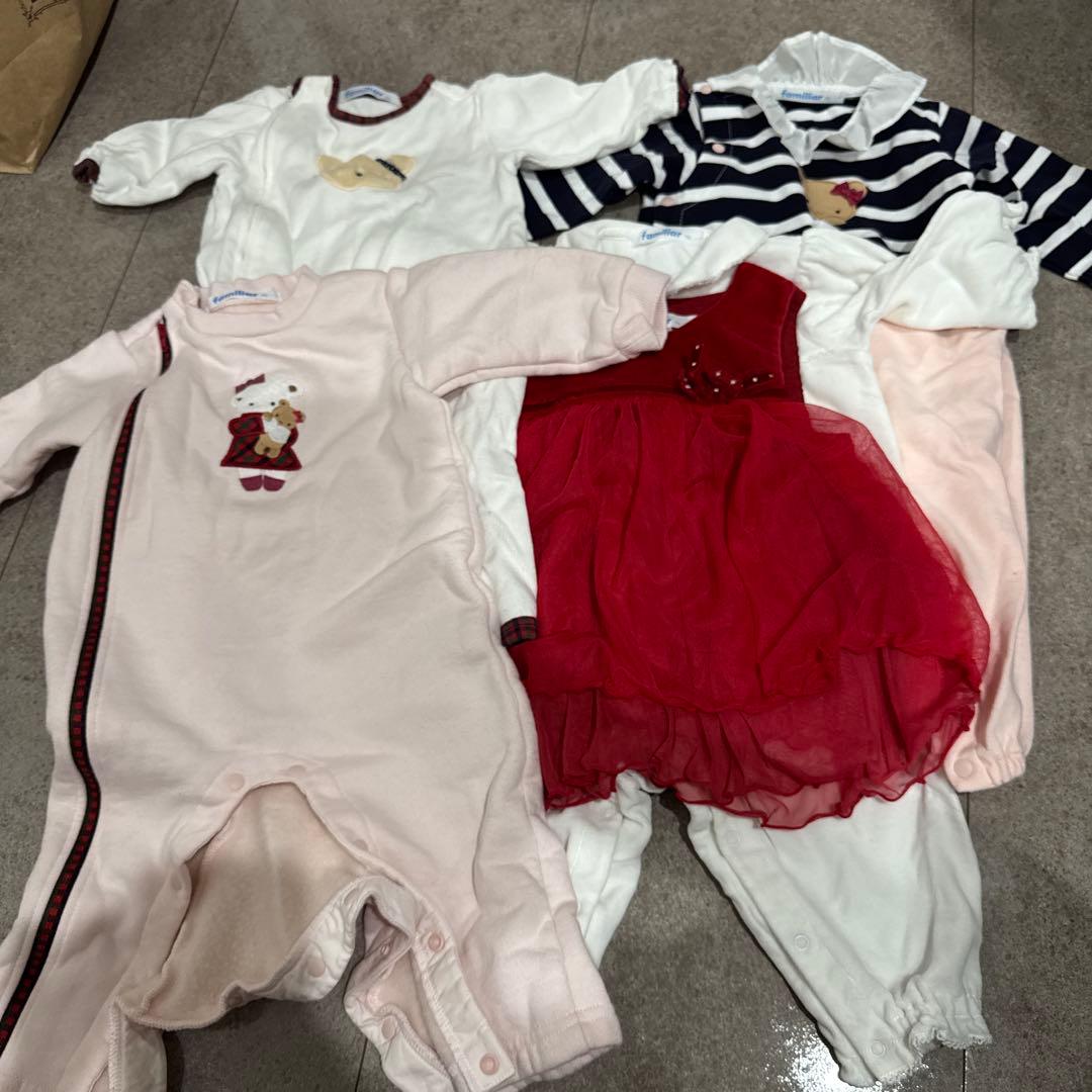 familiar ロンパース 70㎝　４点セット（バラ可能）