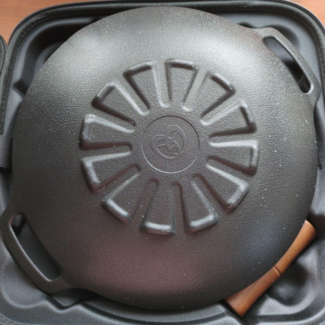 【ろく】JHQ マルチグリドル29センチセット(ケース、フタ付き)