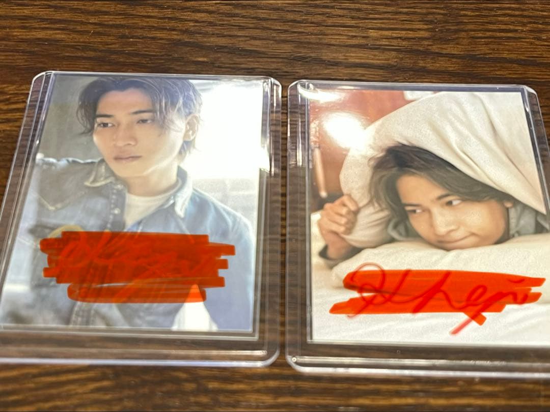 H*_様 庄司浩平　直筆サインカード　2枚セット