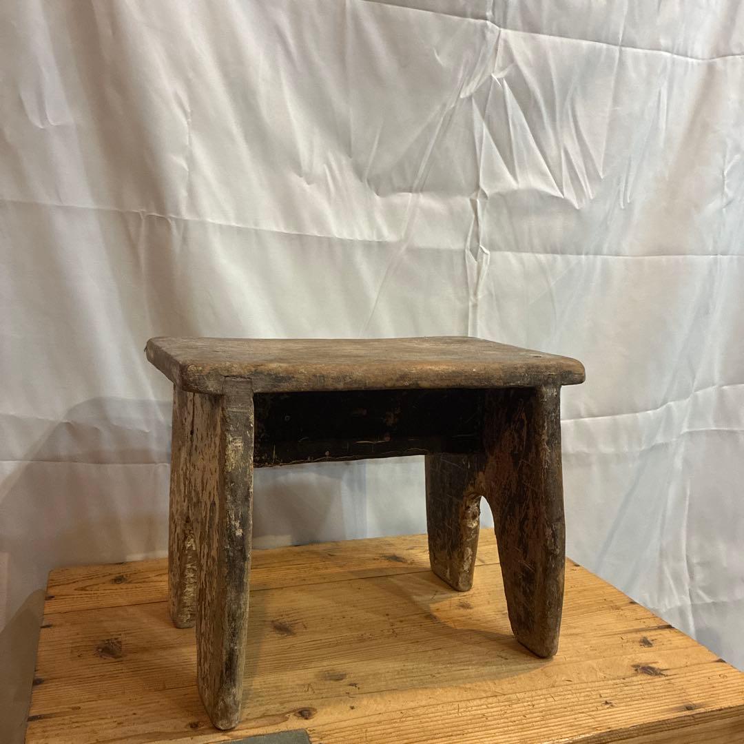 フランス　アンティーク　スツール　ステップ　チェア