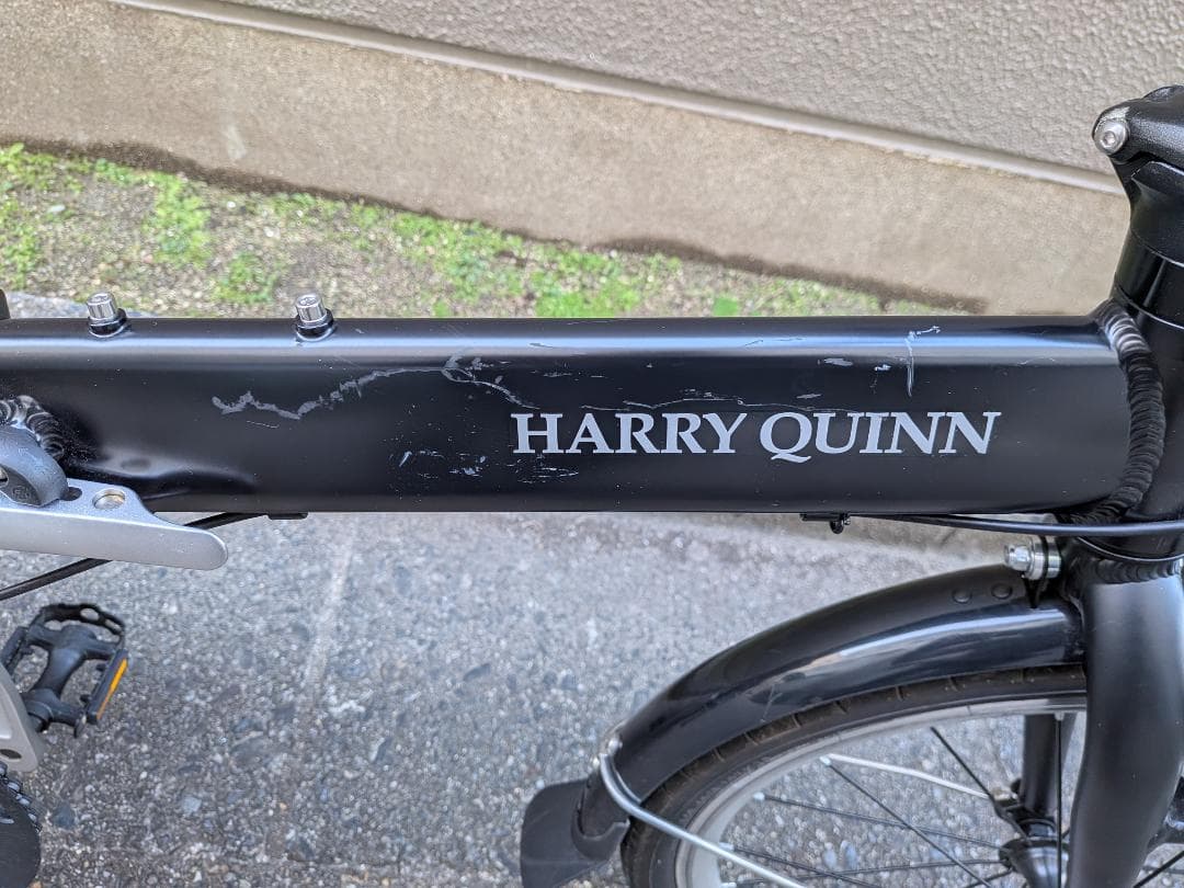 HARRY QUINN 折りたたみ自転車 ブラック　ハリークイン　ロングブライト