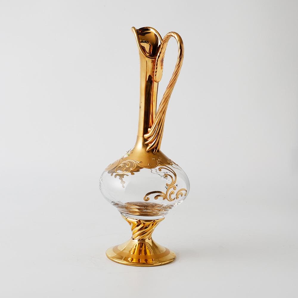 T　超高級 ベネチアングラス　イタリア製　ムラノーガラス　ワイングラス3客