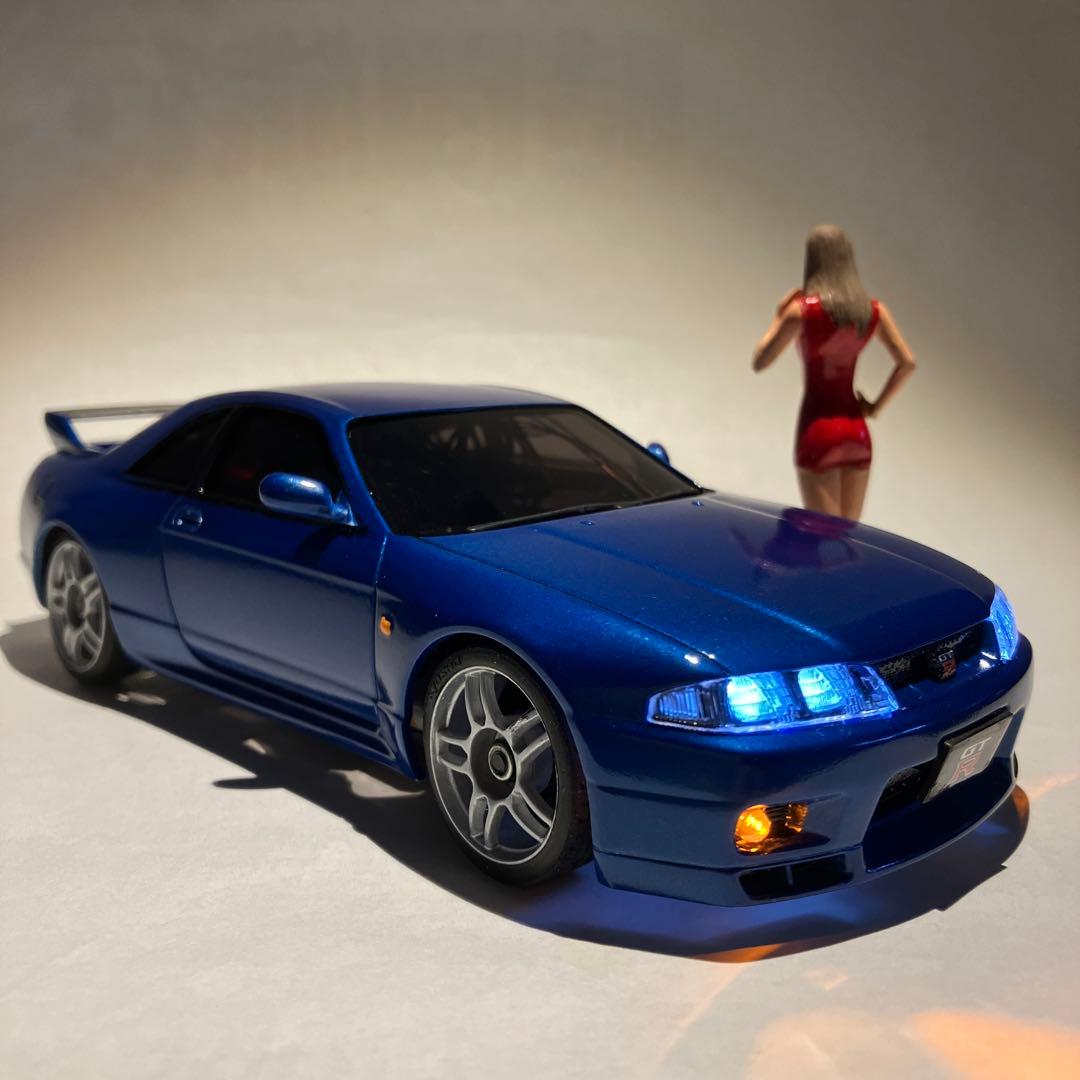 京商　ミニッツAWD ボディ、ホイール、ボディマウント、LED