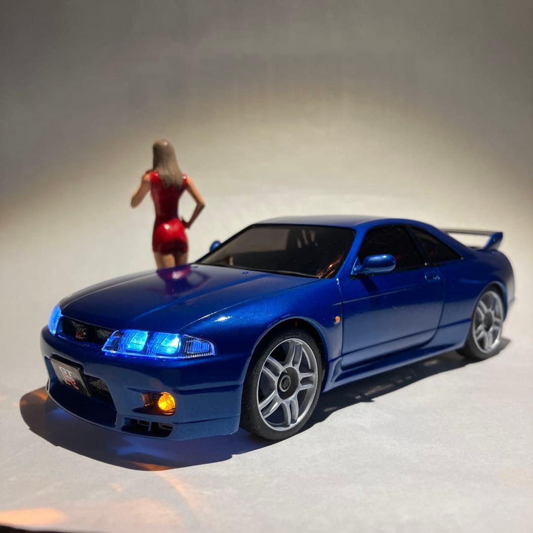 京商　ミニッツAWD ボディ、ホイール、ボディマウント、LED