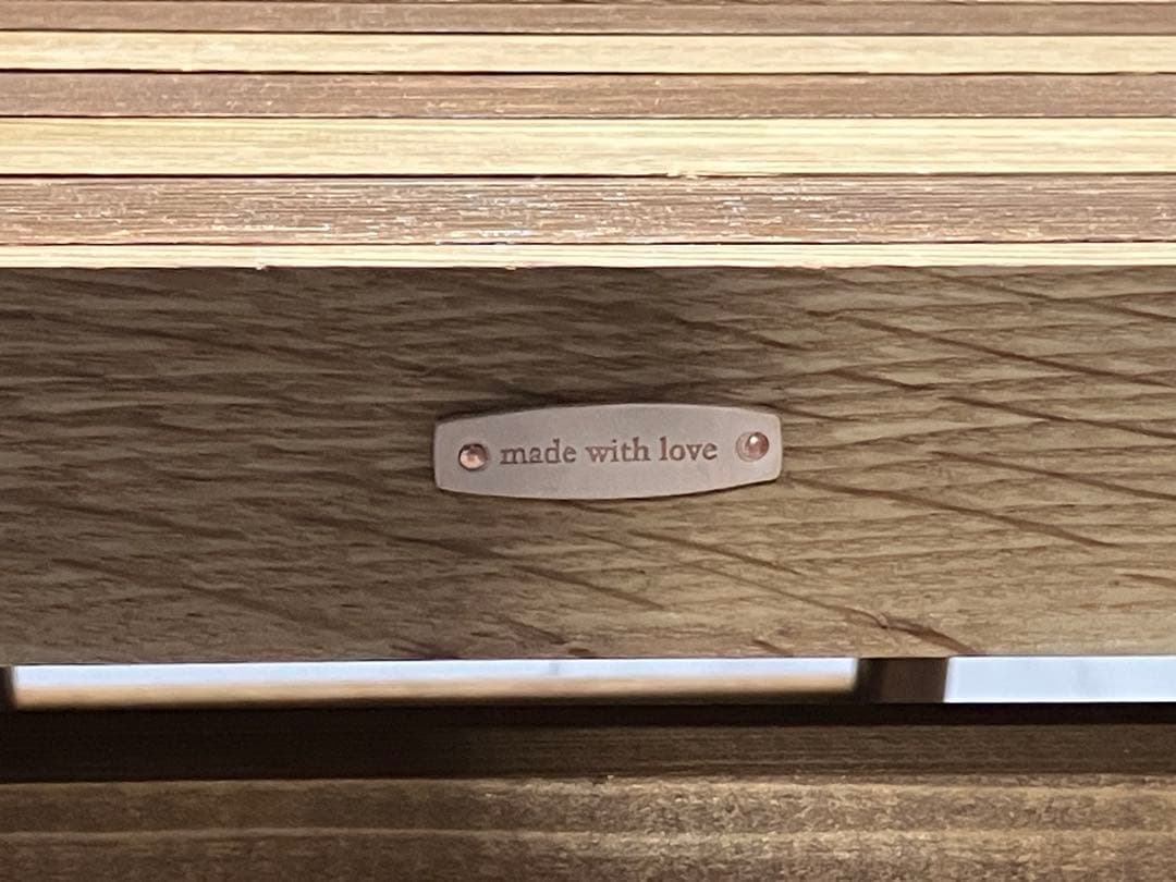 THEBOX 在庫品　天板天然オーク材　オイルフィニッシュ　引っ掛け金具付き