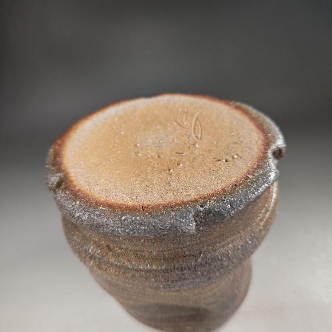 ウ265 水指『青木鵬磨作』『焼〆　水指　共箱』茶道具