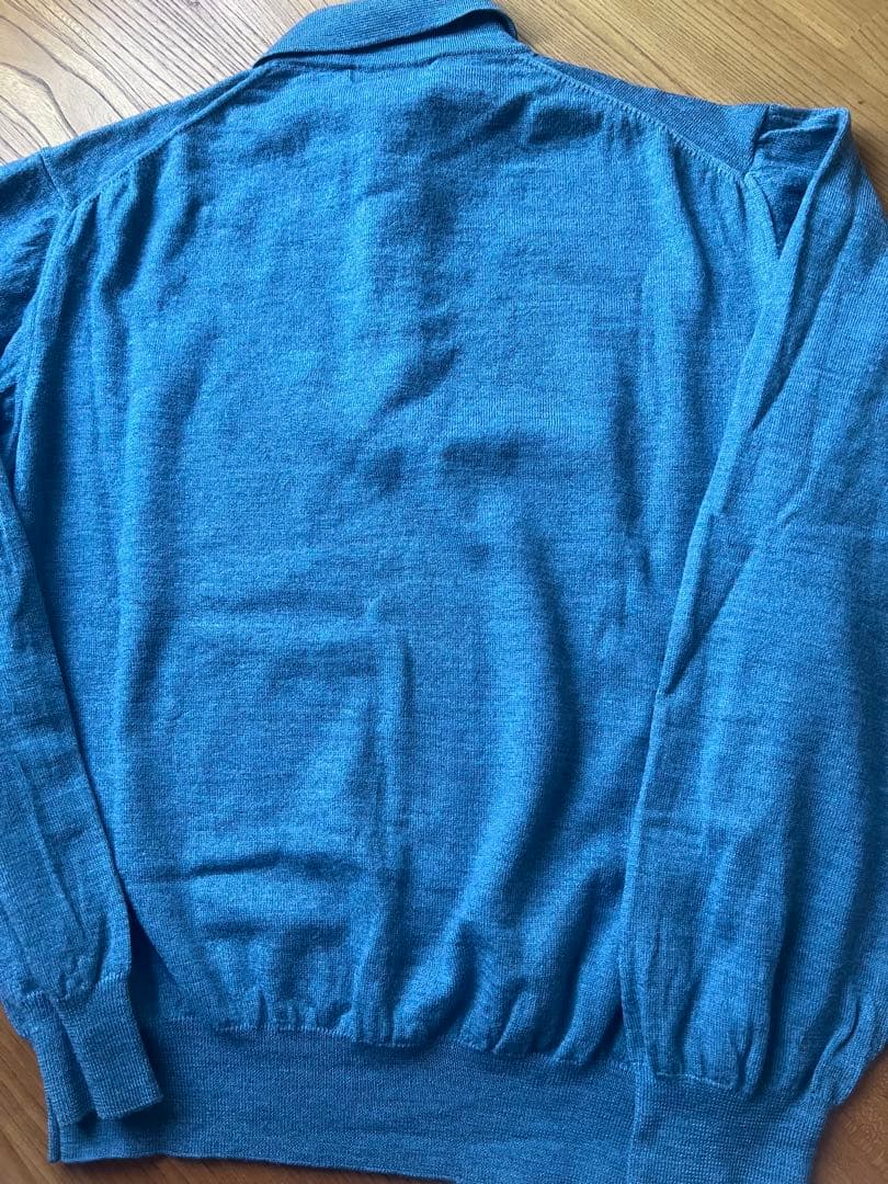 【90s~イタリア製】John W. Nordstrom ニットポロ L