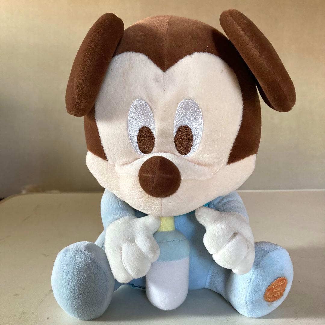 【激レア】Disney baby ぬいぐるみ　メロディー　動作付き
