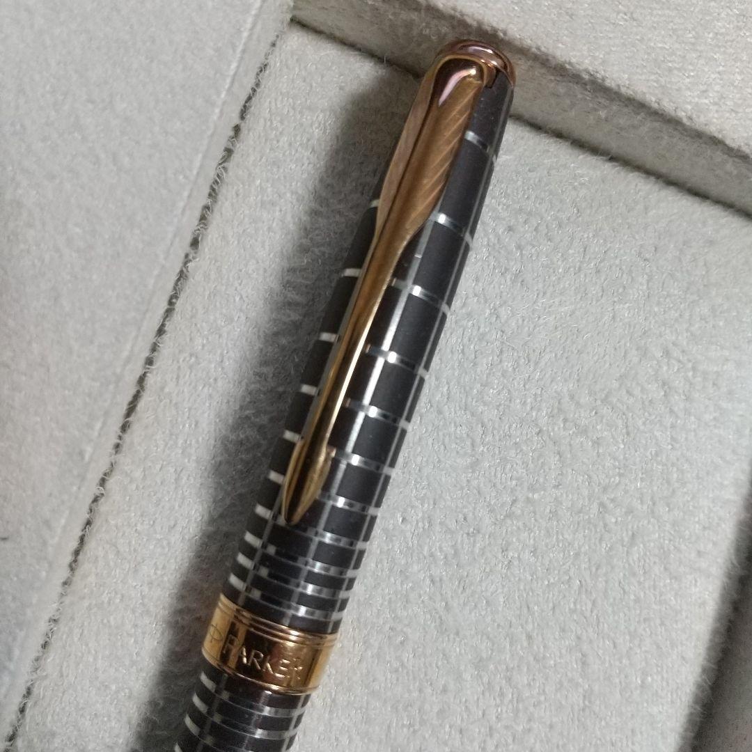 美品 PARKER パーカー ソネットオリジナル レザーペンケースセット