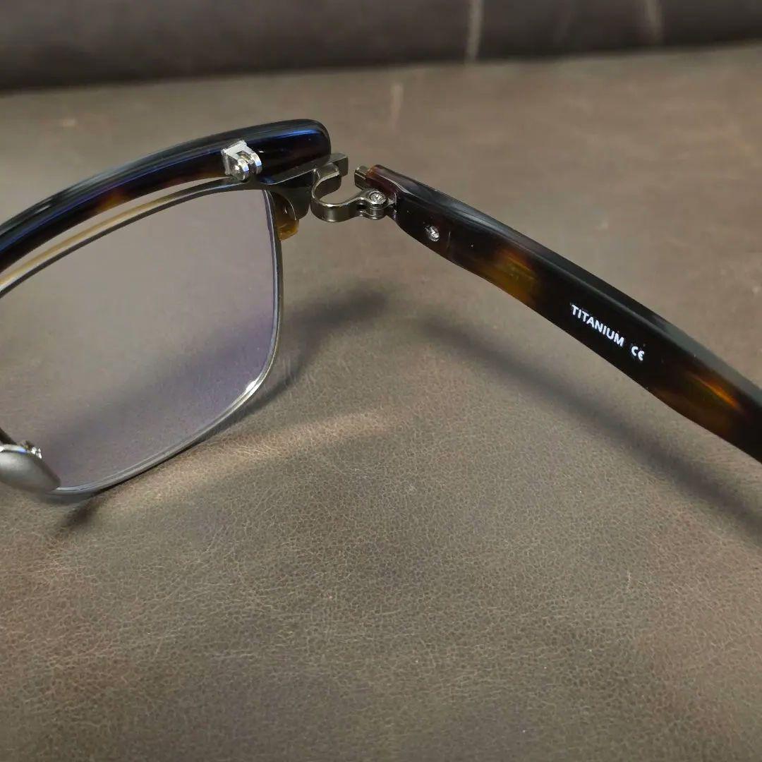 跳ね上げ式 メガネ サーモント ブラウンデミ/アンティークゴールド ノーブランド