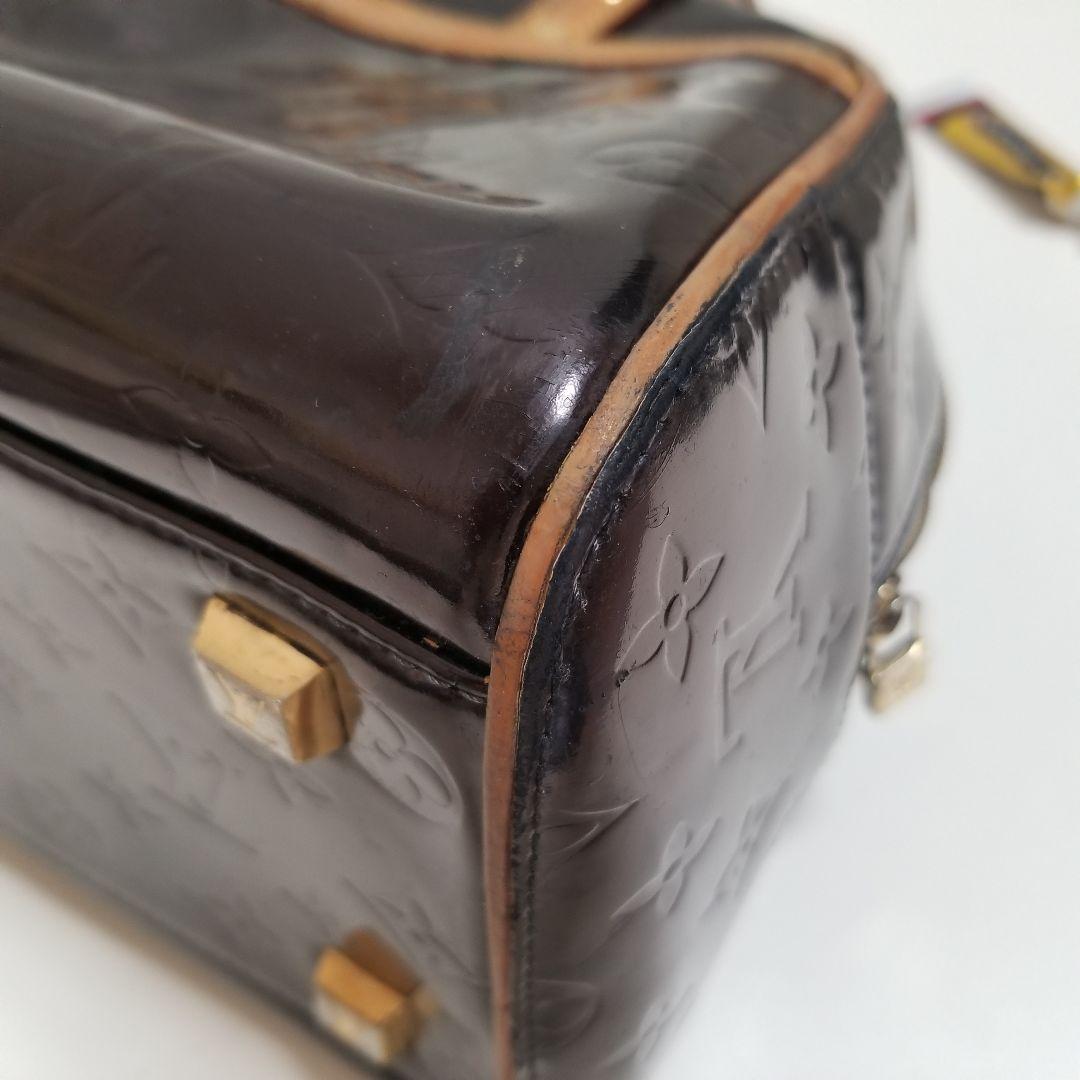 ルイヴィトン モノグラム ヴェルニ トンプキンスクエア トートバッグ ボストン