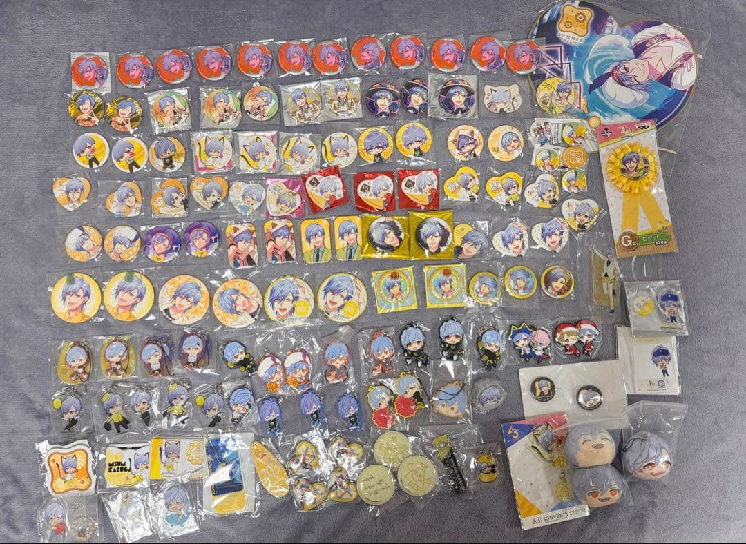 A3! 斑鳩 三角 缶バッジ アクスタ 140点＋紙類