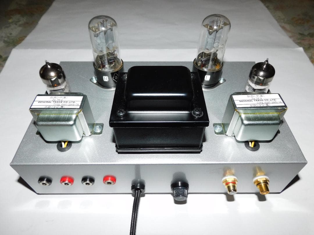 6N8S(6SN7) パラシングル真空管アンプ