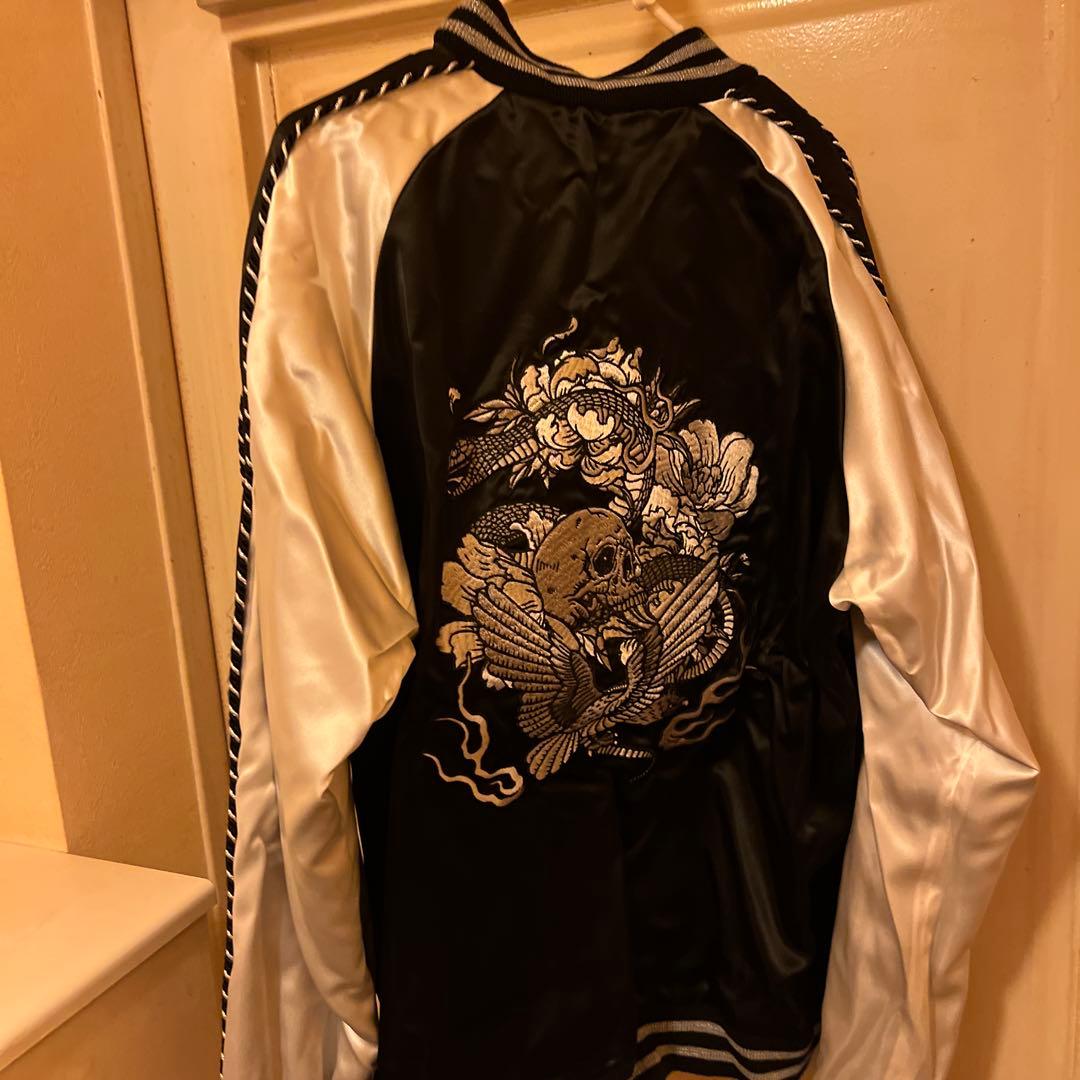 BUCK-TICK 今井寿×TAKEO スカジャン ブラック/ホワイト