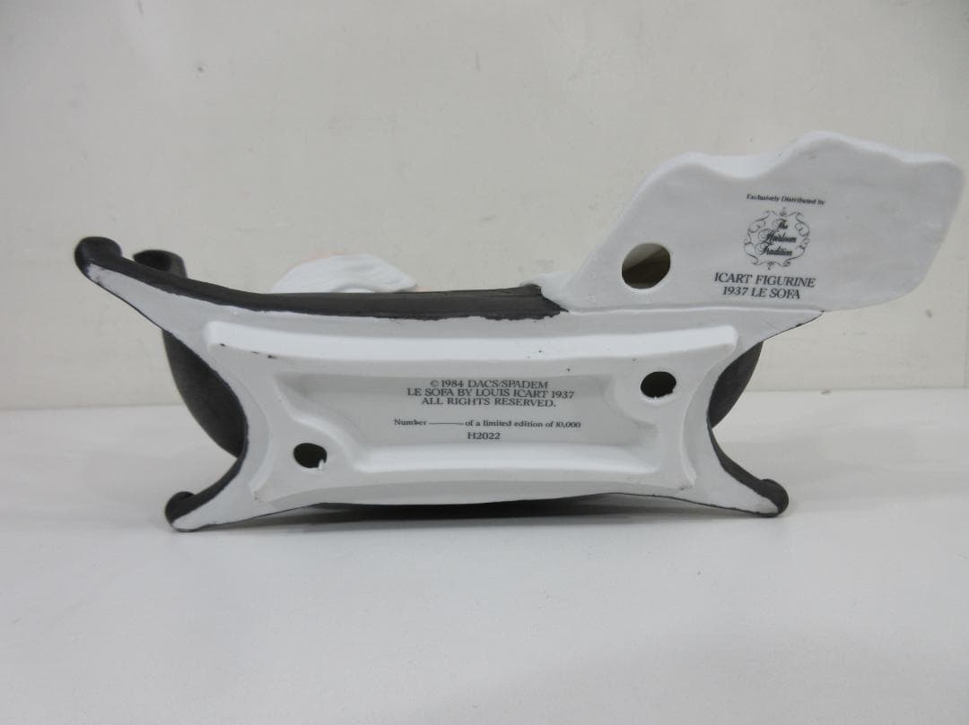 0907X ルイ・イカール ソファー 磁器 フィギュア