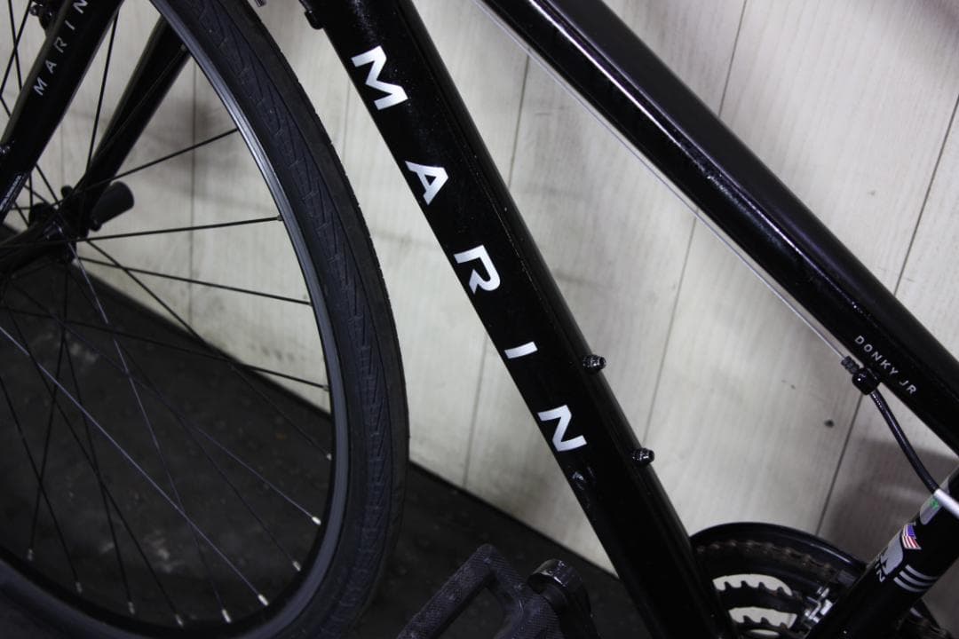 MARIN DONKY JR 700C アルミ 21速 360mm 本格クロス黒