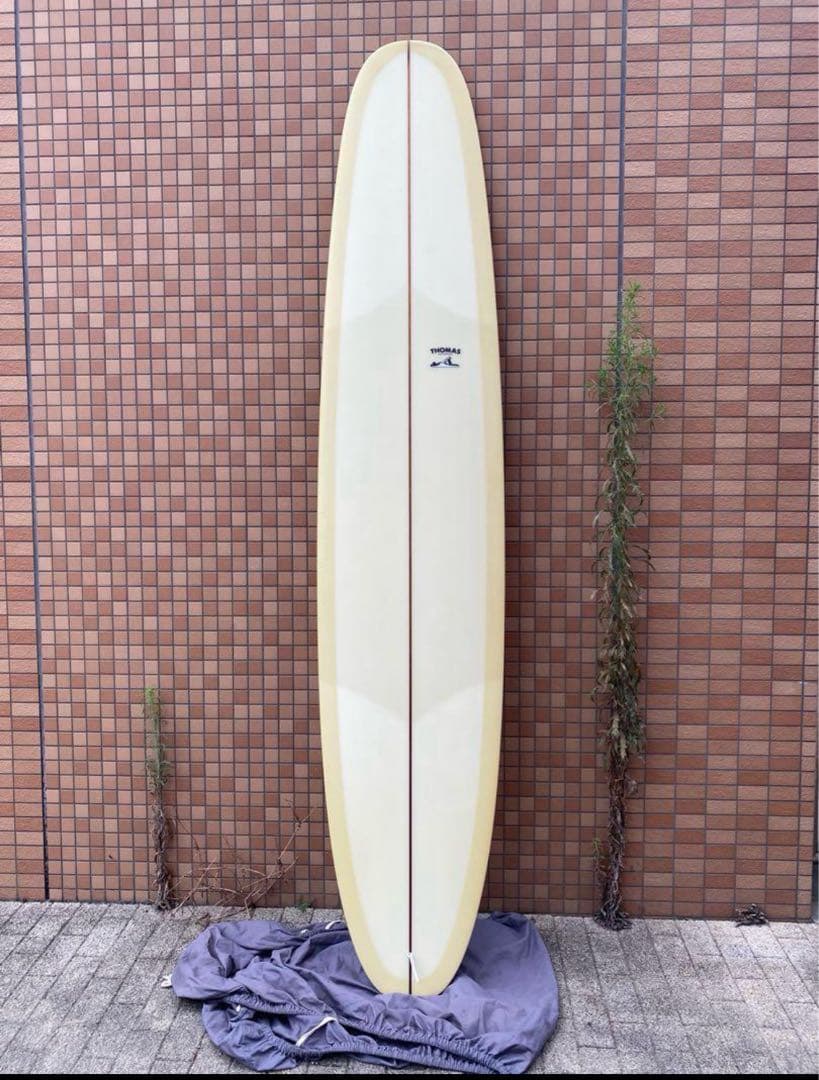 トーマスサーフボード　ロングボード　シングルフィン　ノーズライダー　グリノー