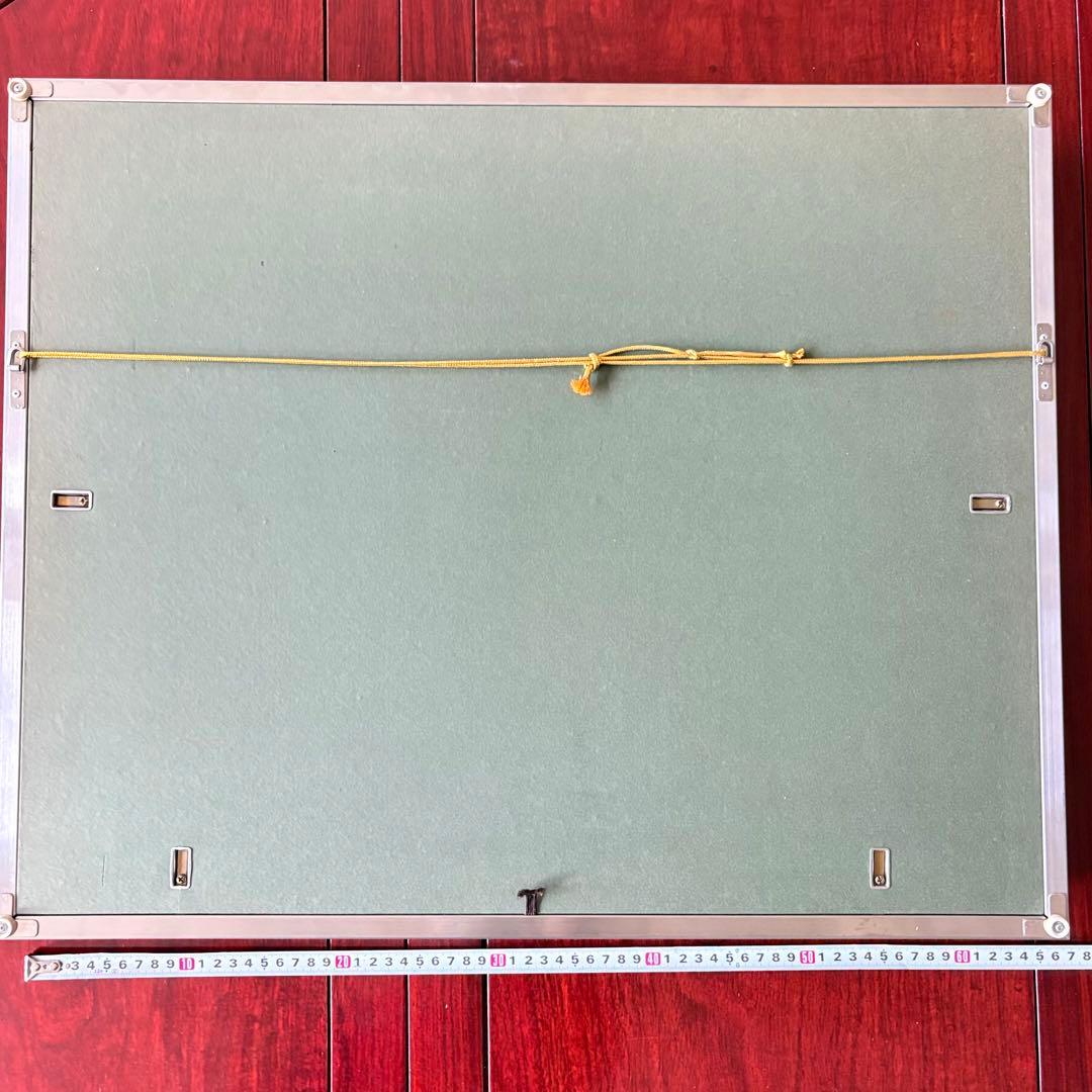 平山郁夫「薬師寺」共同印刷 複製画 額装 日本画