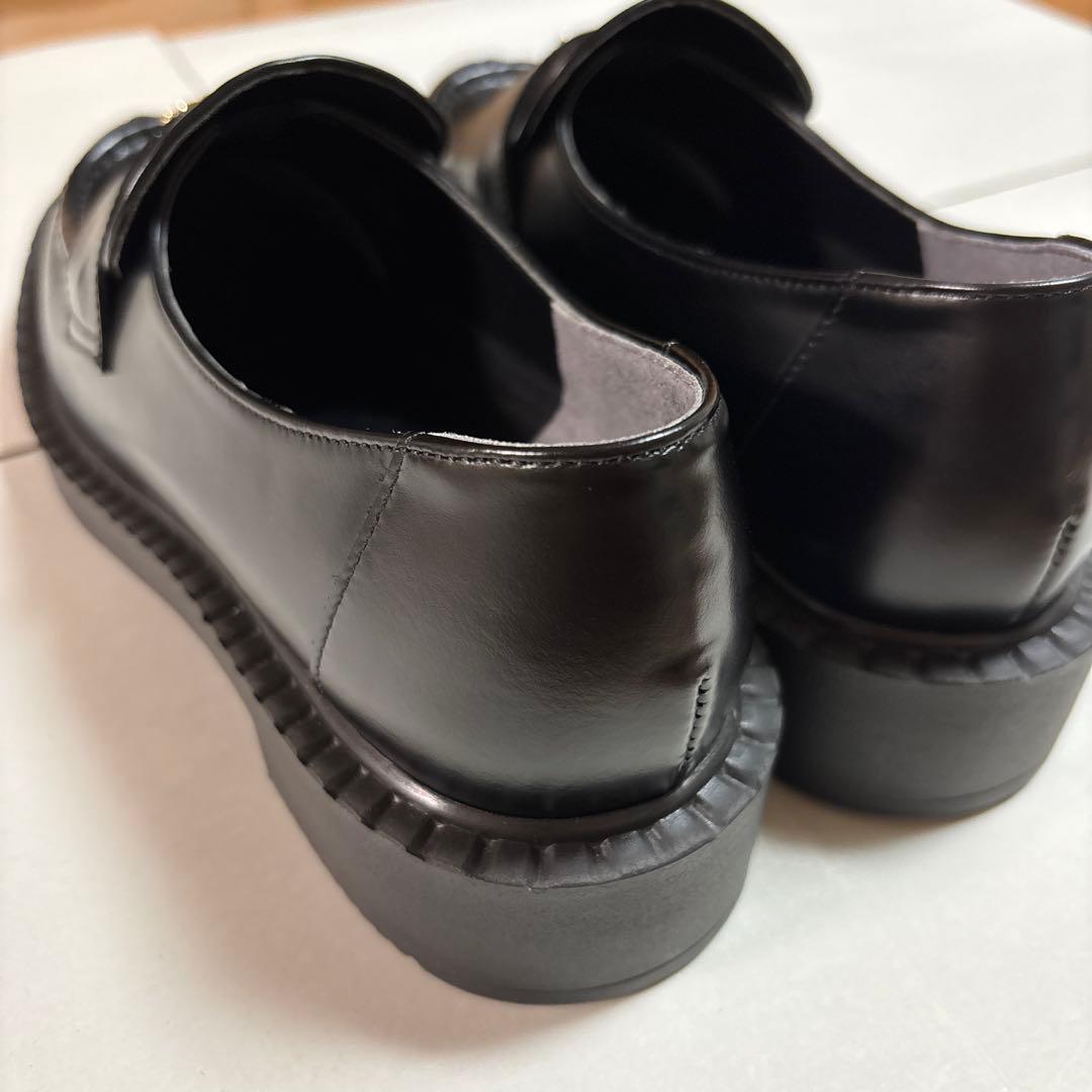新品　ダイアナ　DIANA ローファー 革靴　23.0 厚底