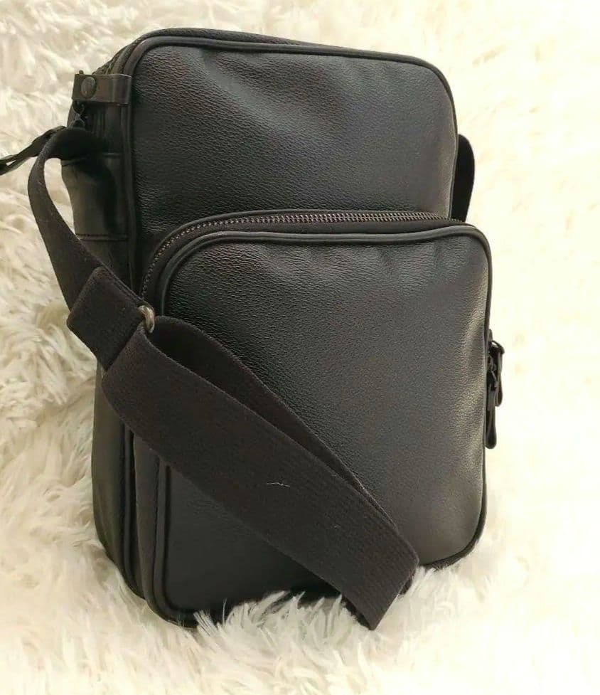 ⭐極美品⭐PORTER ブラック ショルダーバッグ pvc×レザー