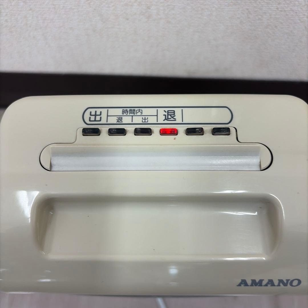 n*o様 アマノ タイムカード タイムレコーダー ホワイト BX2000