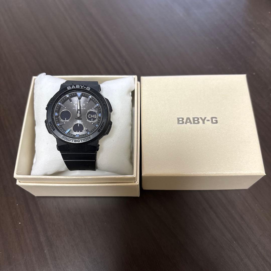 BABY-G CASIO腕時計 電波ソーラーBGA-2500-1AJF ブラック