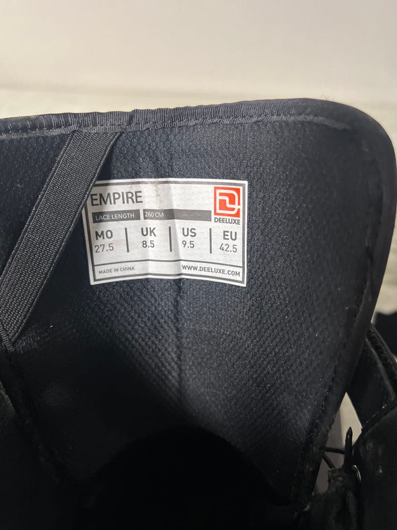 DEELUXE EMPIRE TF ブラック 27.5cm