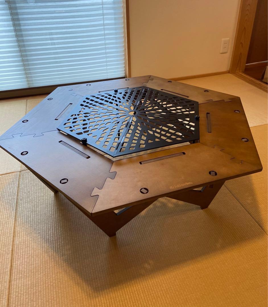 ハイランダー　ヘキサゴンテーブルセット