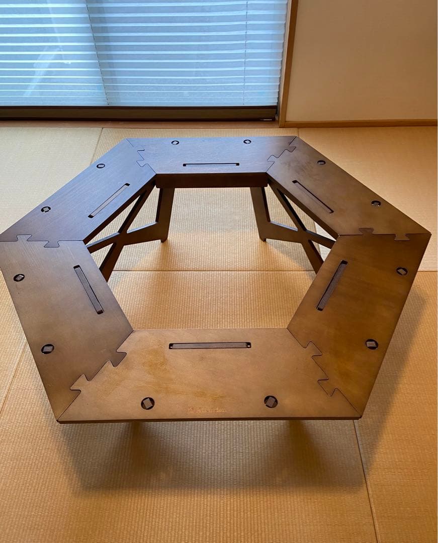 ハイランダー　ヘキサゴンテーブルセット