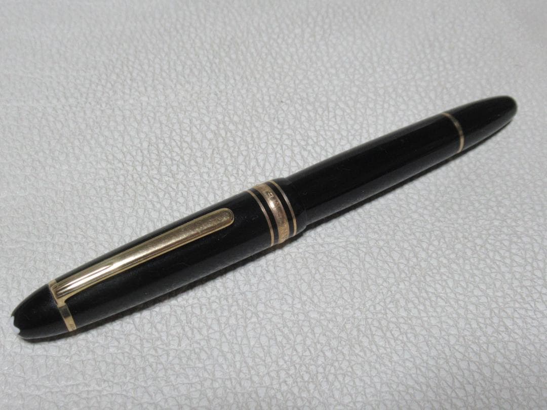 修理必要 1990年代◆モンブラン ル・グラン146 黒 ペン先中白 F 14K