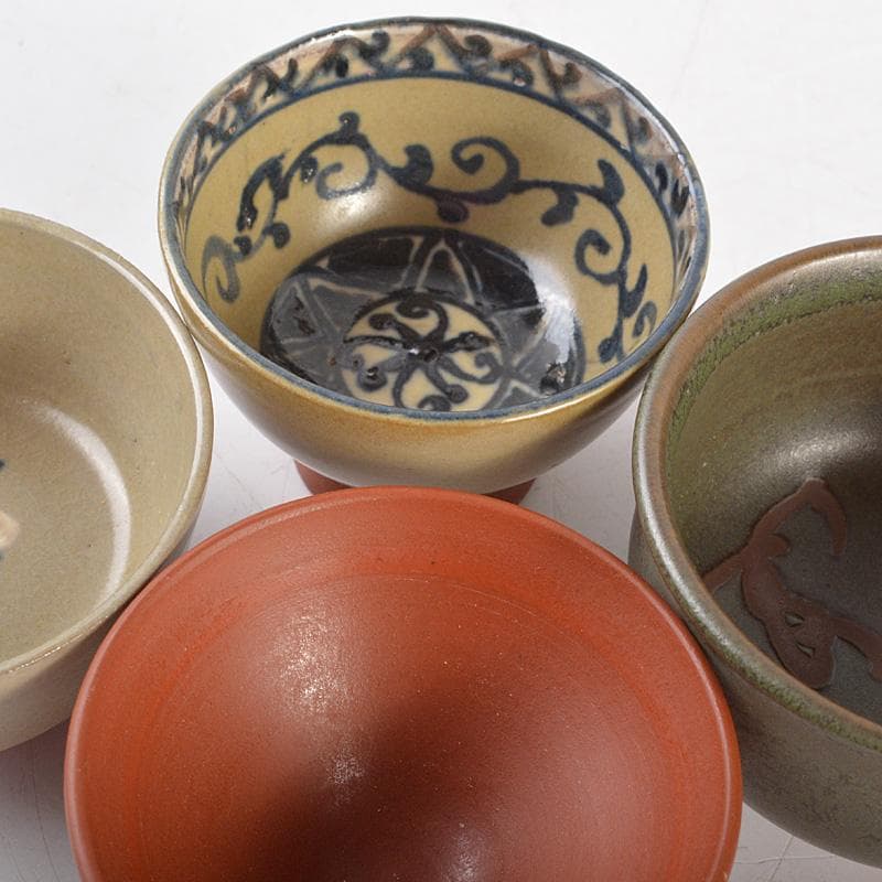 佐渡無名異焼　人間国宝　金渓堂　伊藤赤水　徳利　酒器　共箱　2点　VR7386F